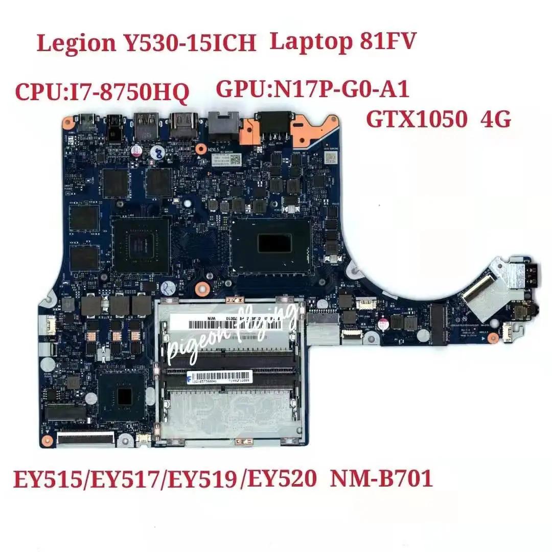   Y530-15ICH Ʈ  81FV CPU :I7-8750HQ GPU:N17P-G0-A1 GTX1050 4G NM-B701 100% ׽Ʈ Ϸ